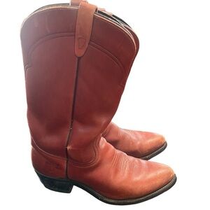 Avonite Oil Resistant Cowboy Western Boots Man Made Leather